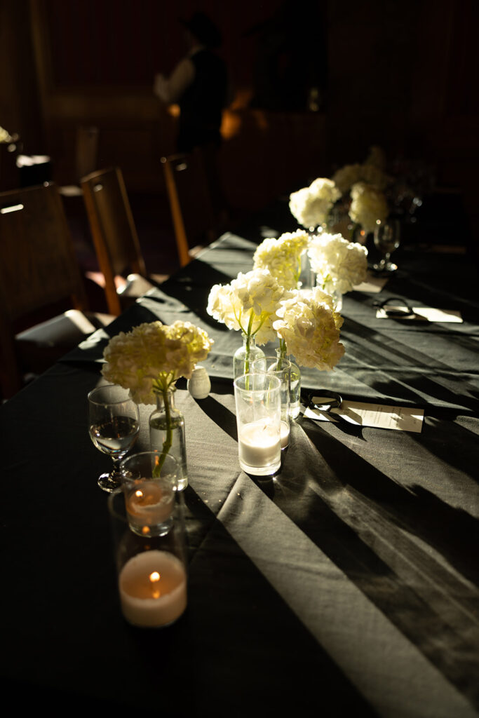 Timeless wedding moment captured in the mountains with elegant western details.
