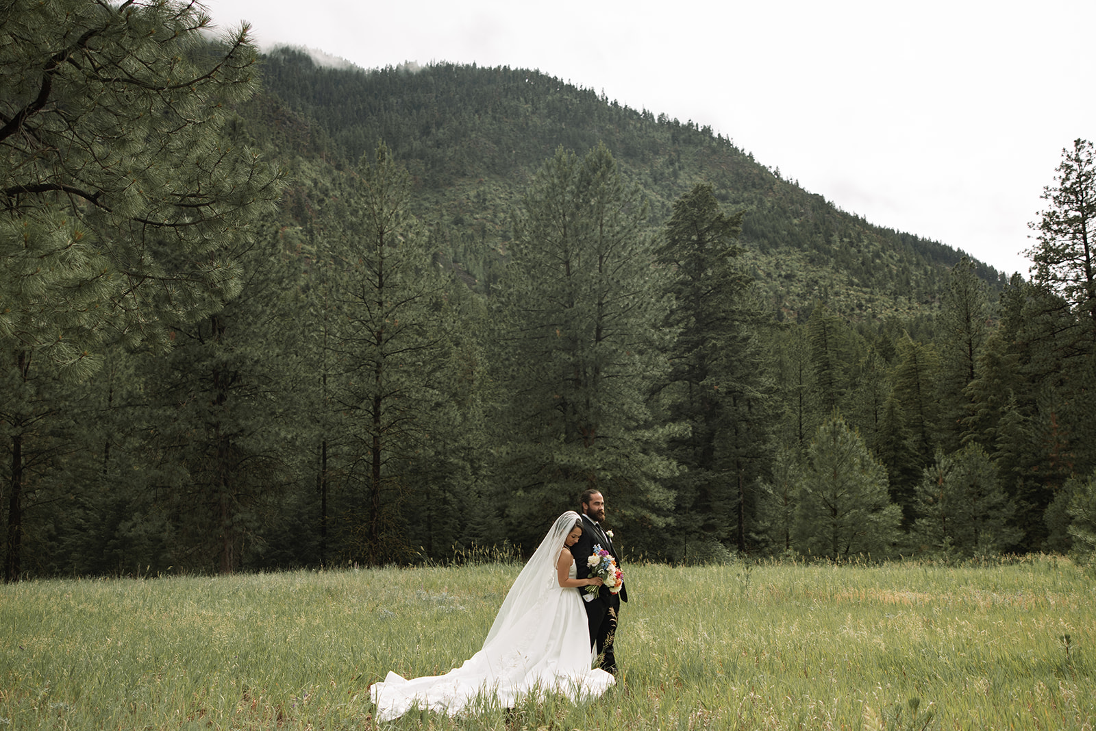 Candid wedding photo capturing joy and laughter on the big day