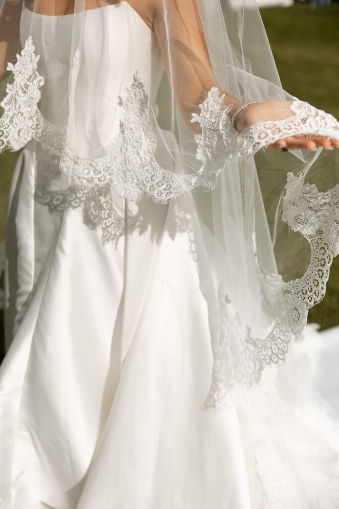 Bridal wedding gown