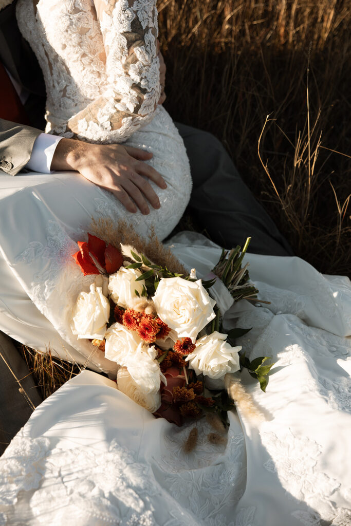 bowman lake in montana elopement