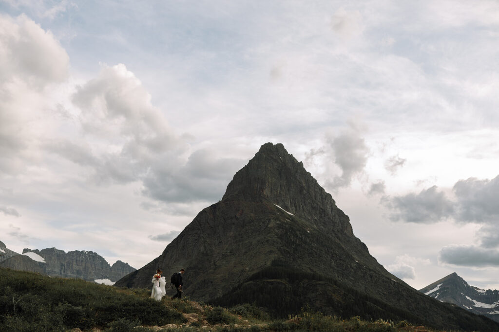 Adventure wedding at Many Glacier GNP