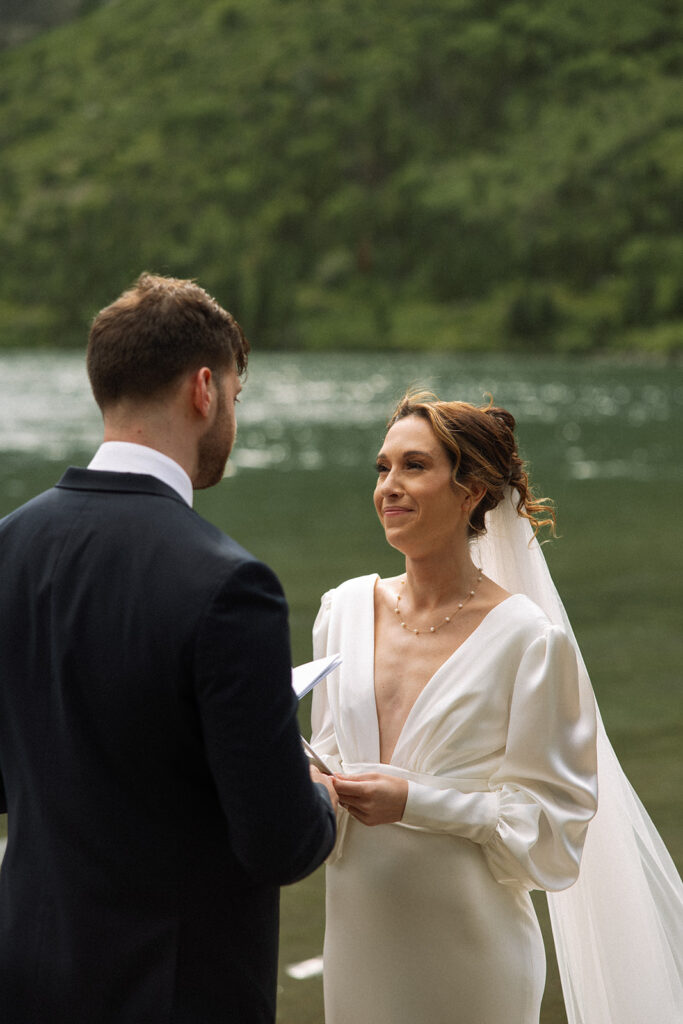 Adventure wedding at Many Glacier GNP