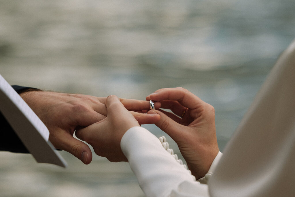 Adventure wedding at Many Glacier GNP
