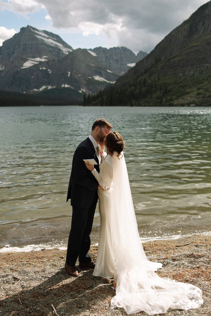 Adventure wedding at Many Glacier GNP
