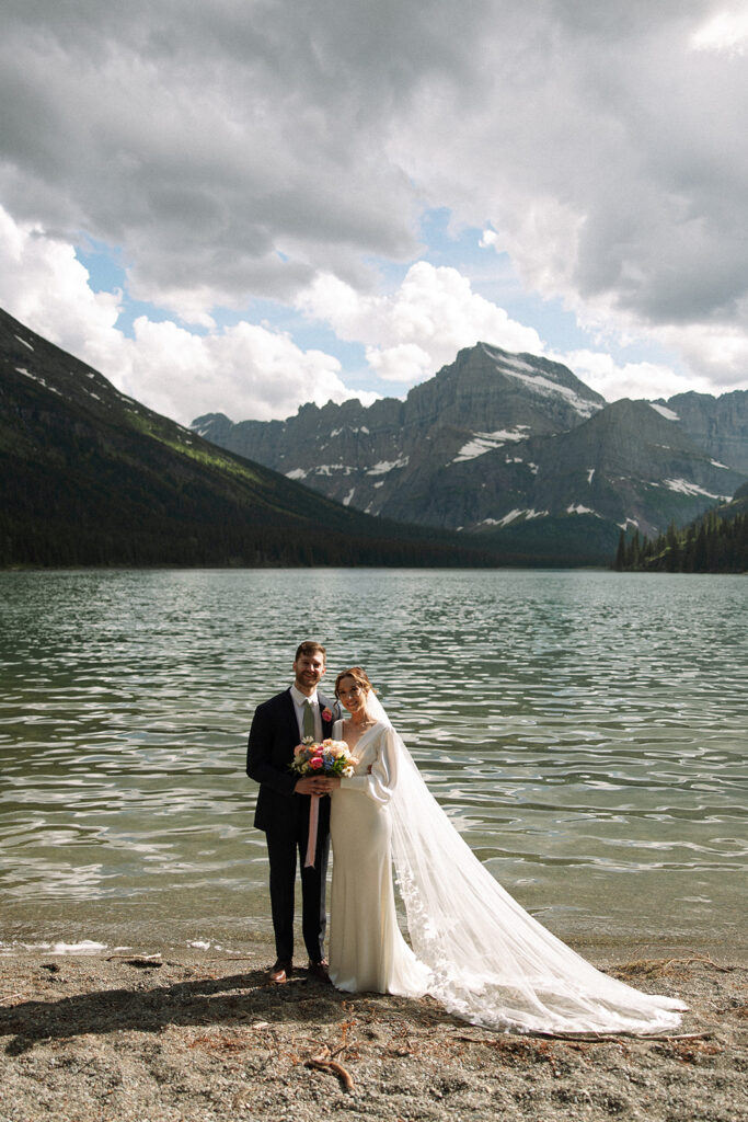 Adventure wedding at Many Glacier GNP