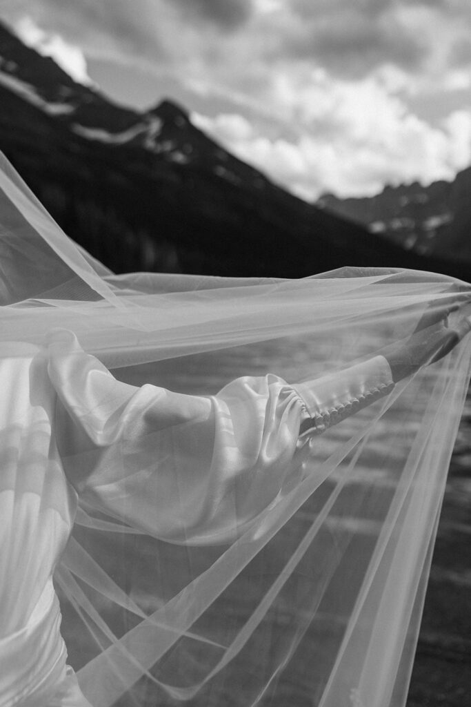 Adventure wedding at Many Glacier GNP