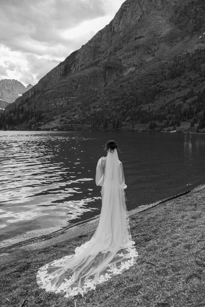 Adventure wedding at Many Glacier GNP